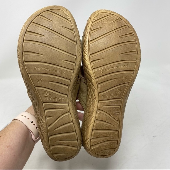 Fly Flot Celebrity slip on sandals beige - Picture 5 of 7